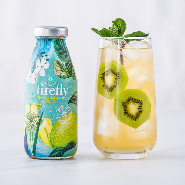 FIREFLY BOTANICAL DRINKS KIWI LIME AND MINT AKA THE ULTIMATE NON-ALCOHOLIC VIRGIN MOJITO!